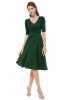ROCHII RETRO - Rochie retro Yrina Green