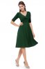 ROCHII RETRO - Rochie retro Yrina Green