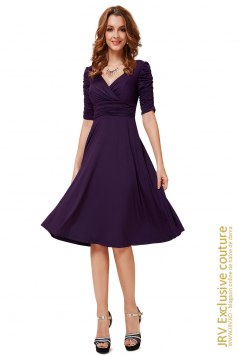 Rochie retro Yrina Purple - Magazin online haine de dama Fashion