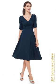 Rochie retro Yrina Dark Blue - Magazin online haine de dama Fashion