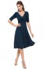 ROCHII RETRO - Rochie retro Yrina Dark Blue