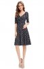 ROCHII RETRO - Rochie cu buline Yrina Polka Dots