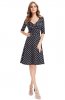 ROCHII RETRO - Rochie cu buline Yrina Polka Dots