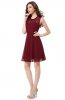 ROCHII RETRO - Rochie retro Amede Burgundy