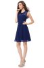 ROCHII RETRO - Rochie retro Amede Dark Blue
