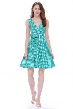 Rochie cu buline Elise din Colectia de ROCHII RETRO