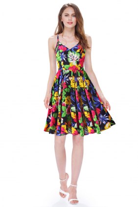 Rochie retro Anais Black din Colectia de ROCHII RETRO