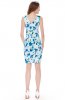 ROCHII RETRO - Rochie cocktail Erleen White Blue