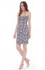 ROCHII RETRO - Rochie retro Jeanne White Black