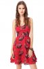 ROCHII RETRO - Rochie hippie Hozai Burgundy