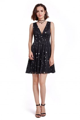 Rochie retro Polka Star din Colectia de ROCHII RETRO
