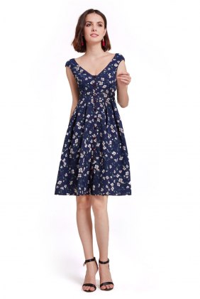 Rochie retro Wajdaan din Colectia de ROCHII RETRO