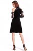 ROCHII DE SEARA - Rochie retro din catifea Haajar Black