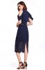 ROCHII RETRO - Rochie retro din dantela Marwan Blue