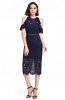 ROCHII RETRO - Rochie retro din dantela Marwan Blue