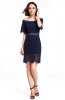 ROCHII RETRO - Rochie retro din dantela Mymar Blue