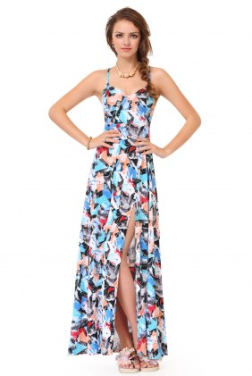 Rochie Hippie Zouina Colored din Colectia de ROCHII RETRO
