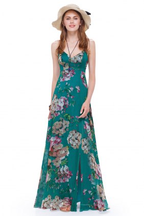 Rochie Hippie Zouina Green din Colectia de ROCHII RETRO