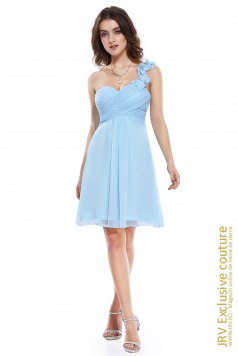 Rochie cocktail Adrien Light Blue - Magazin online haine de dama Fashion