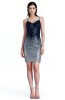 ROCHII DE SEARA - Rochie cocktail Sequins Dark Blue