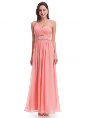 Rochie de seara Zylla Peach din Colectia de ROCHII DE SEARA