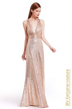 Rochie de ocazie Latifa Golden - Magazin online haine de dama Fashion
