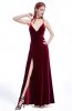 ROCHII DE SEARA - Rochie de catifea Sedryne Burgundi