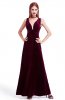 ROCHII DE SEARA - Rochie de catifea Manzar Burgundi