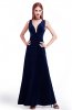 ROCHII DE SEARA - Rochie de catifea Manzar Dark Blue