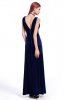 ROCHII DE SEARA - Rochie de catifea Manzar Dark Blue