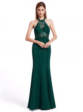 Rochie de seara Deema Dark Green din Colectia de ROCHII DE SEARA