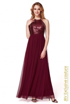 Rochie de ocazie Madany Burgundi - Magazin online haine de dama Fashion