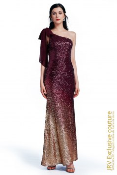 Rochie de ocazie cu paiete Kaya Burgundy - Magazin online haine de dama Fashion