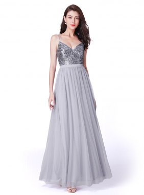 Rochie eleganta cu paiete Ynga Silver din Colectia de ROCHII DE SEARA