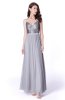 ROCHII DE SEARA - Rochie eleganta cu paiete Ynga Silver