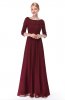 ROCHII DE SEARA - Rochie de seara Yvonne Burgundi