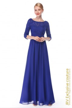 Rochie de seara Yvonne Blue - Magazin online haine de dama Fashion