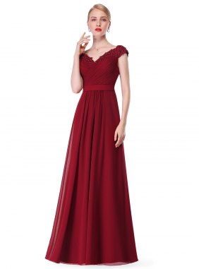 Rochie de seara Margot Burgundy din Colectia de ROCHII DE SEARA