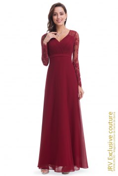 Rochie de seara Adelys Burgundy - Magazin online haine de dama Fashion