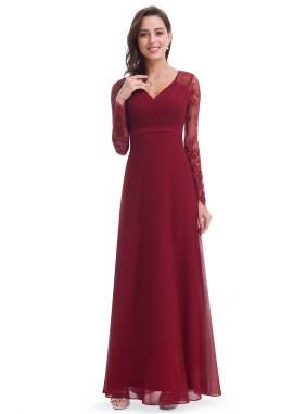 Rochie de seara Adelys Burgundy din Colectia de ROCHII DE SEARA