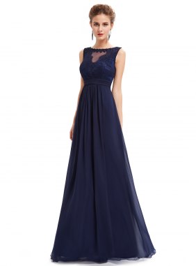 Rochie de seara Adelya Dark Blue din Colectia de ROCHII DE SEARA