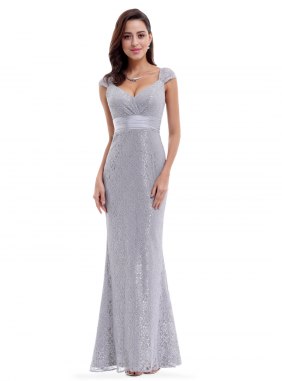 Rochie de seara Yolanda Grey din Colectia de ROCHII DE SEARA