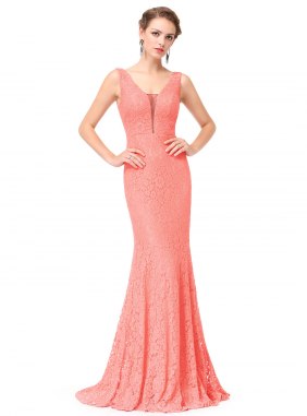 Rochie de seara Emilie Coral din Colectia de ROCHII DE SEARA