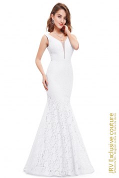 Rochie de seara Emilie White - Magazin online haine de dama Fashion