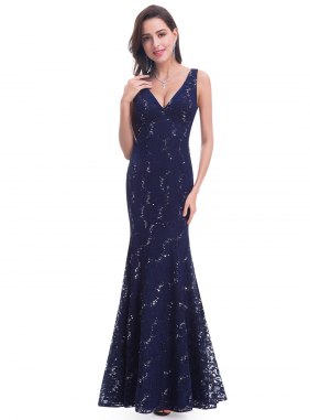 Rochie de ocazie Lyna Dark Blue din Colectia de ROCHII DE SEARA