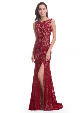 Rochie de seara Cassandra Burgundi din Colectia de ROCHII DE SEARA