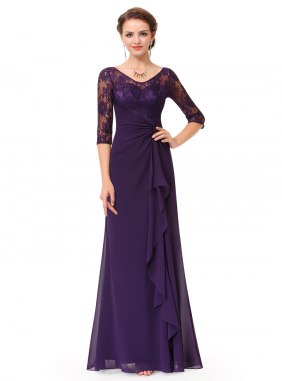 Rochie de seara Abrielle Purple din Colectia de ROCHII DE SEARA