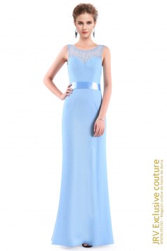 Rochie de seara Amber Light Blue - Magazin online haine de dama Fashion