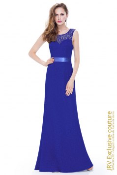 Rochie de seara Amber Blue - Magazin online haine de dama Fashion