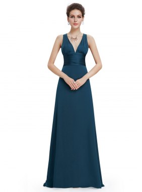 Rochie de seara Ayana Deep Blue-Green din Colectia de ROCHII DE SEARA